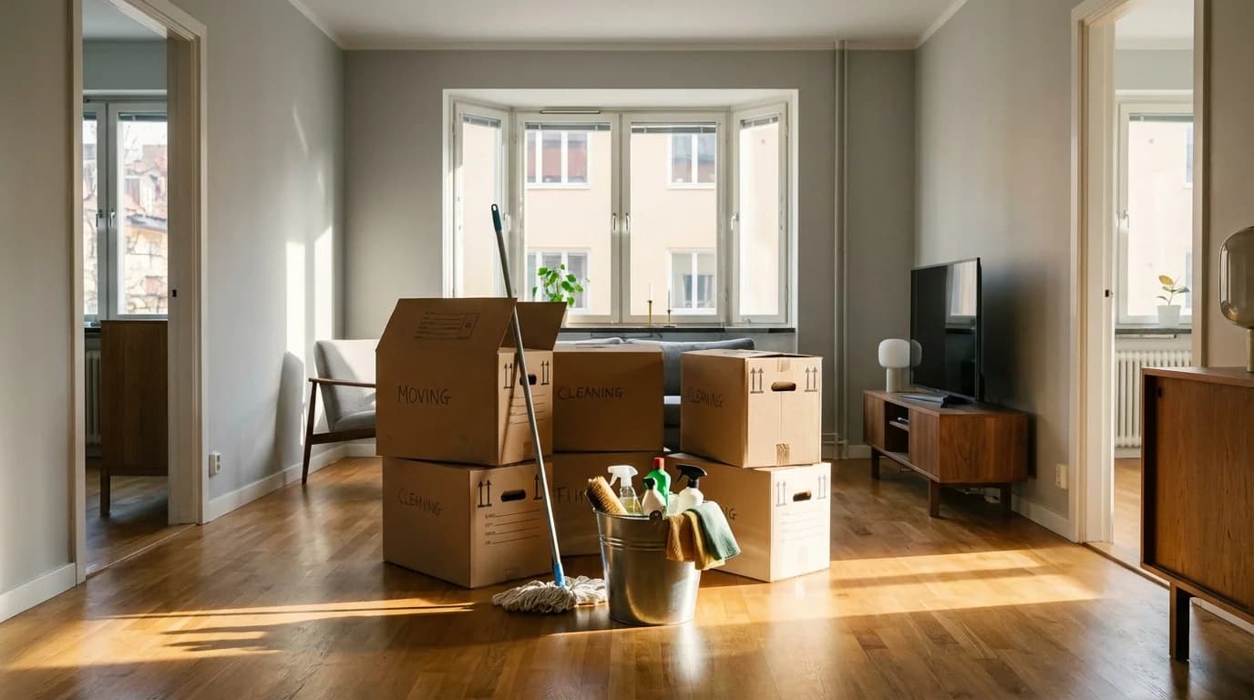 Checklista Flyttstädning 2026: Rum för Rum Guide